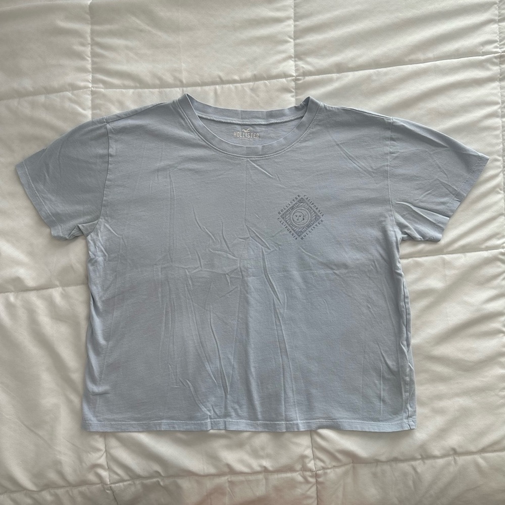 Hollister Blue Cropped Tee